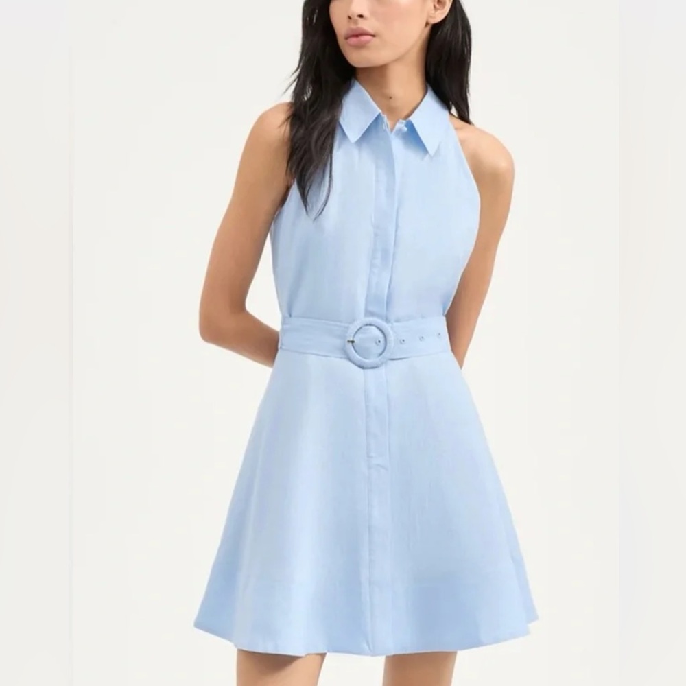 NWT Veronica Beard Beau Linen Dress Sz 12
